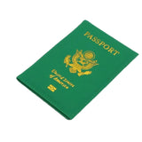 Solid Green Passport Holder