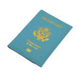 Solid Light Blue Passport Holders