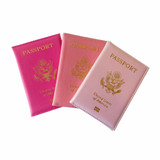 Solid Pink Passport Holders