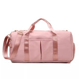 Solid Pink Travel Duffle Bag